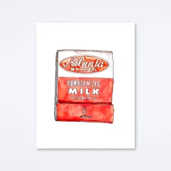 Atlanta Dairies Art Print