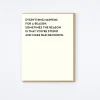 Bad Decisions Card
