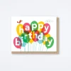 Birthday Balloon Kitty Card