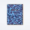 Blue Zebra Birthday Card