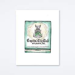 Capital City Club Atlanta Art Print