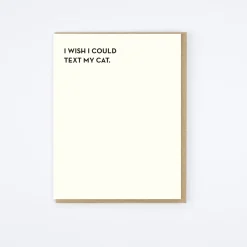 Cat Text Card