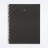 Charcoal Gray Lined Notebook