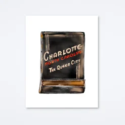 Charlotte Queen City Art Print