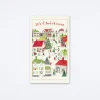 Christmas Village Tea Towel