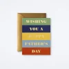 Color Block Father's Day Card