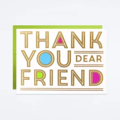 Dear Friend Thank You Card