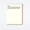 Die Alone Card