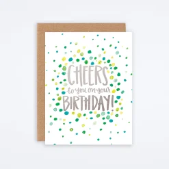 Dot Cheers Birthday Card
