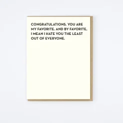 Favorite Card