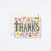 Floral Thanks Card