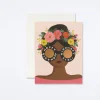 Flower Crown Birthday Girl Card