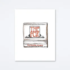Fox Theatre Art Print
