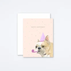 Frenchie Party Card