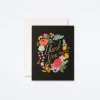 Garden Party Wreath Thank You Card
