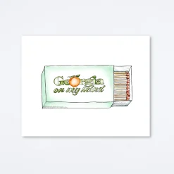 Georgia on My Mind Art Print