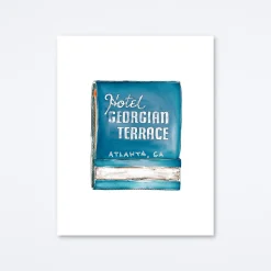Georgia Terrace Hotel Art Print
