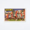 Greetings From Texas Herd Postcard