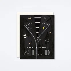 Happy Birthday Stud Card