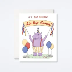 Hip Hip Hooray Birthday Card