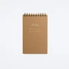 Kraft Task Pad Notebook