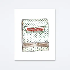 Krispy Kreme Art Print