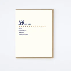 Leo Card