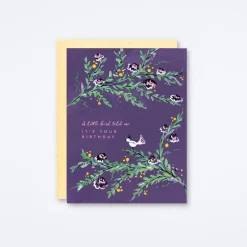Little Bird Birthday Card