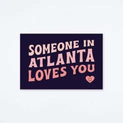 Loves You Atlanta Postcard