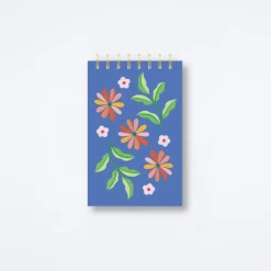 Mini Blue Jardin Notebook