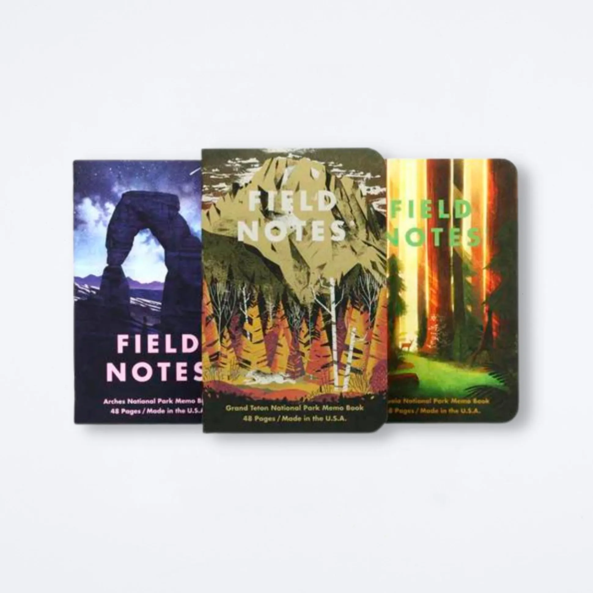 National Park Notebook Set Series D