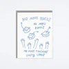 No More Pencils Card