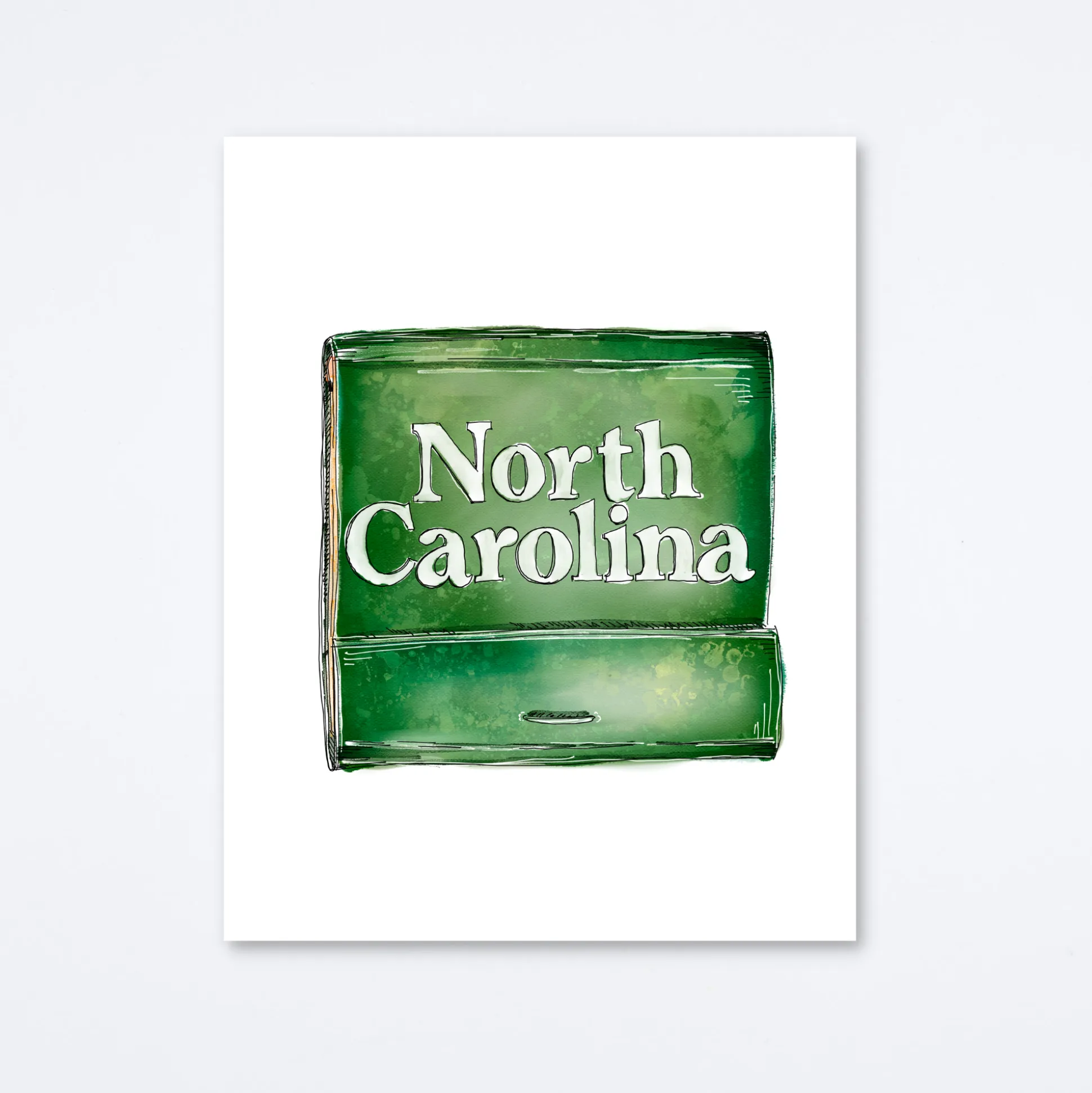 North Carolina Art Print