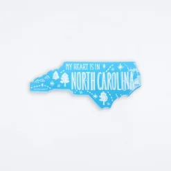 North Carolina Die Cut Vinyl Sticker