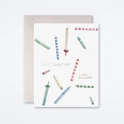 Not Counting Candles Birthday Card