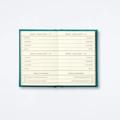 Not My Passwords Diary