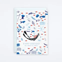 Oceanography The World Is Yours Card
