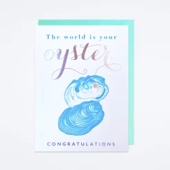 Oyster Congrats Card