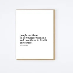 Quite Rude Card