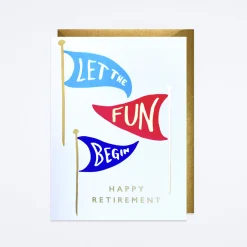 Retirement Flags Card