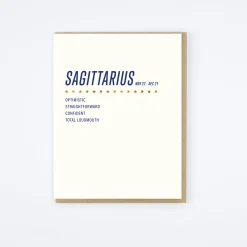 Sagittarius Card