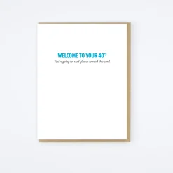 40s Glasses Card