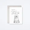 Sheepdog Belated Card