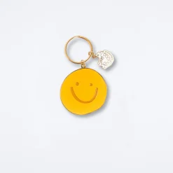 Smiley Enamel Keychain