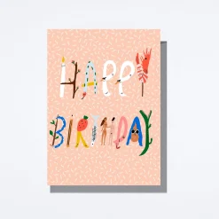 Spell It Out Birthday Card