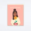 Sunflower Girl Card