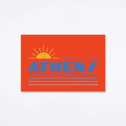 Thinking of You Athens Postcard