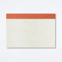 Weekly Post Bound Notepad